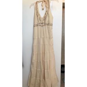 Joyce Leslie beaded halter dress